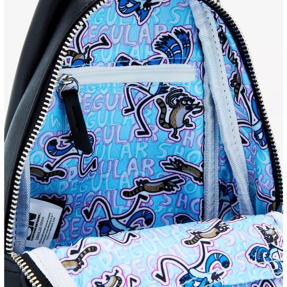 Regular Show Mordecai & Rigby Embroidered Crossbody Sling Bag - NWT - Picture 4 of 4